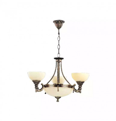 żyrandol Żyrandol Sufitowy Żyrandol Lampa sufitowa Szkło Beżowe Lampy Nowość
