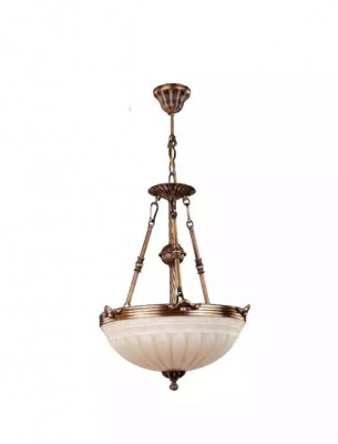 Żyrandolowa lampa sufitowa Lampa Beige Lampa sufitowa żyrandol Szkło Złoto