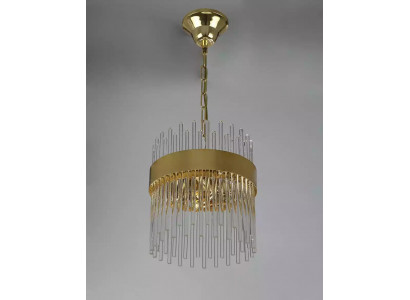 Lampa sufitowa Piękny żyrandol do salonu nowoczesny złoty