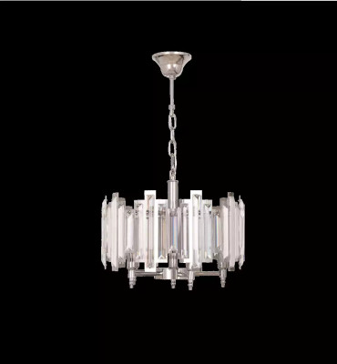 żyrandol Lampa lampa wisząca Lampy Leuchten Oświetlenie Lustre Silver