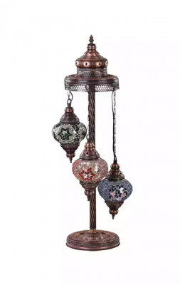 Lampa stołowa Lampa stołowa Lampa Leuchten Luksusowe Wielokolorowe Lampy Szkło