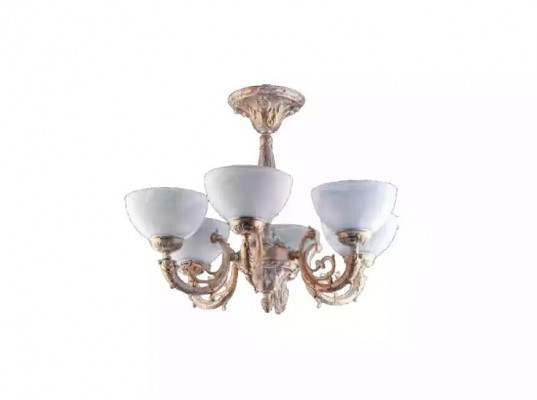 lampa narożna żyrandol lampa sufitowa żyrandol Lampa Szkło Beige Art