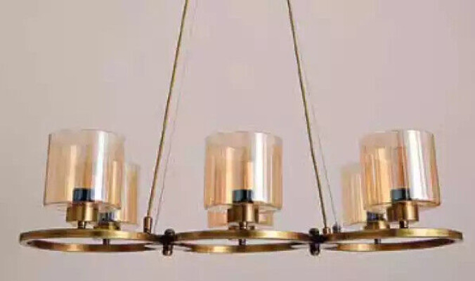 Lampa sufitowa wisząca designerska piękna nowoczesna szklana do salonu nowa