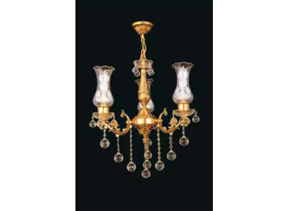 Żyrandol sufitowy żyrandol Gold Lampa sufitowa żyrandol kryształ Lampa