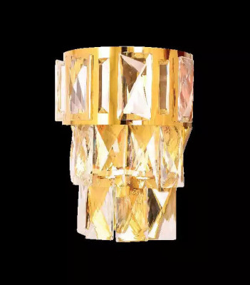 Kinkiet kinkiet kinkiety żyrandol Ściana Lampy kryształowe złote