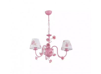 Lampa sufitowa różowa z nowoczesnym designem w salonie Sypialnia nowość