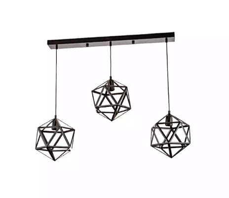 Lampa sufitowa nowoczesna lampa wisząca luksusowa czarna lampa do salonu