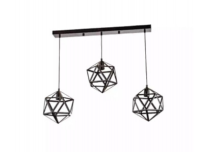 Lampa sufitowa nowoczesna lampa wisząca luksusowa czarna lampa do salonu