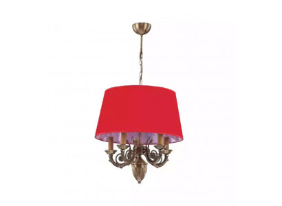 żyrandol Lampy klasyczne Lampy Lampa Złota 50x80 Czerwony