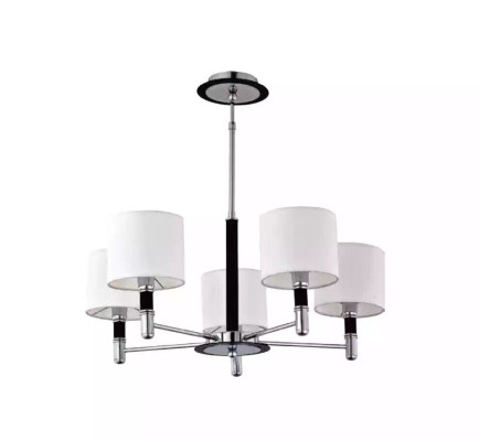 Lampa sufitowa chromowana lampa do salonu szykowna, luksusowa lampa do pokoju gościnnego