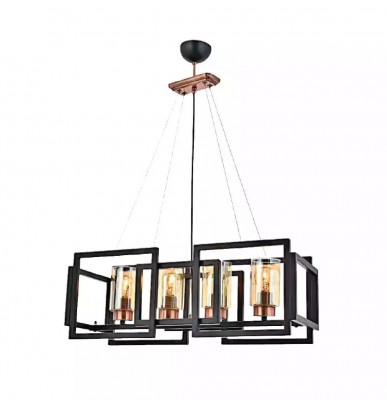 Lampa sufitowa chic Lampa do jadalnia salon błyszczące Szkło
