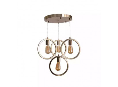 Lampa sufitowa nowoczesna lampa wisząca salon luksusowy matowy chrom 35x70
