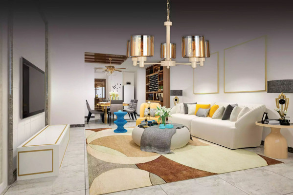 Lampa sufitowa Metalowa nowoczesna lampa wisząca do salonu Lustre Lampa sufitowa