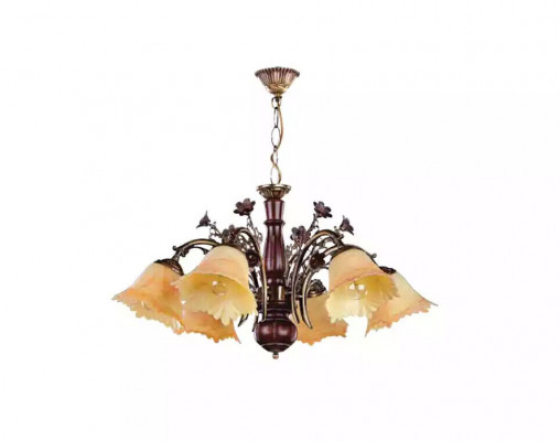 Lampa sufitowa kwiaty żyrandol sufitowy żyrandol żyrandol Lampa Szkło Beige