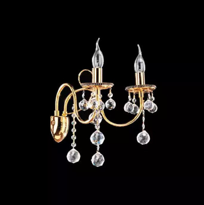 Kandelabry lampa wisząca kinkiet żyrandol Ściana Lampy kryształowe złote