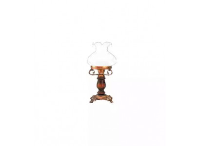 Lampa stołowa Lampa stołowa Lampa Leuchten Luksusowa brązowa Lampy Tabela Szkło