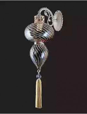 Kinkiet kinkiety kinkiet żyrandol Ściana Lampy srebrny Szkło Art