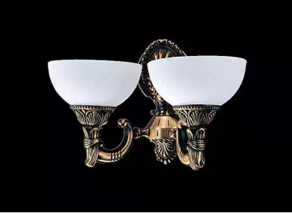 Kinkiety Kinkiety Art Kinkiet Żyrandol Ściana Lampy Białe Szkło