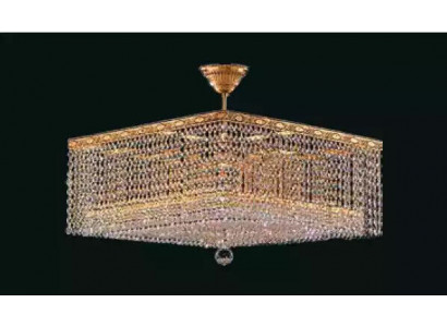 Luksusowy żyrandol sufitowy złoty żyrandol Lampa sufitowa kryształ Art