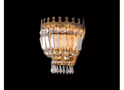 Kinkiet kinkiet kinkiety żyrandol Ściana Lampy kryształowe złote