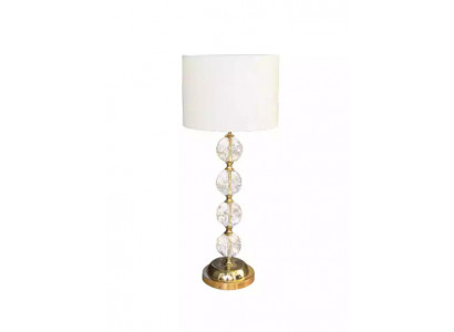 Lampa stołowa lampa stołowa Lampa Leuchten Gold Lampy kryształ