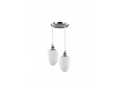Lampa sufitowa nowoczesna biała szklana salon luksusowy nowy styl 33x70cm