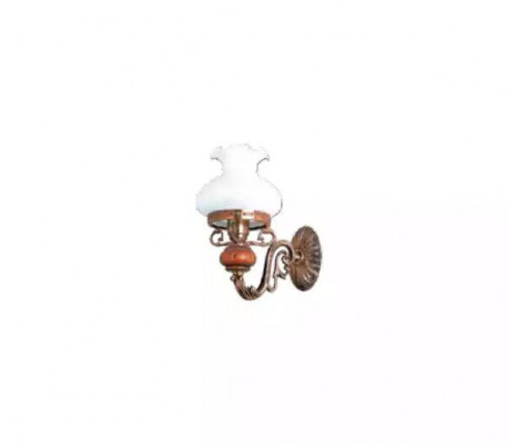 Lampa kinkiet kinkiety kinkiet żyrandol Ściana brązowy barokowy Szkło
