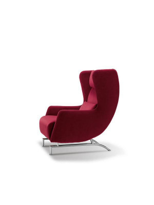 Fotel Siedziba Jednomiejscowy Design Żółty Podkładka Salon Meble EarsFotel Prianera