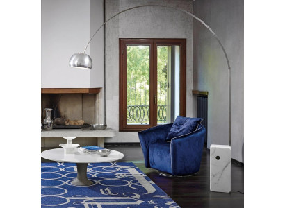 Fotel 1 miejsce siedzące Blue Living Room Luxury Design Italian Meble Eleganckie Nowe