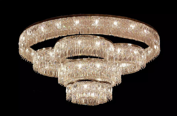 żyrandol dla The Foyer Crystal błyszczące nowe wnętrze luksusowe nowe