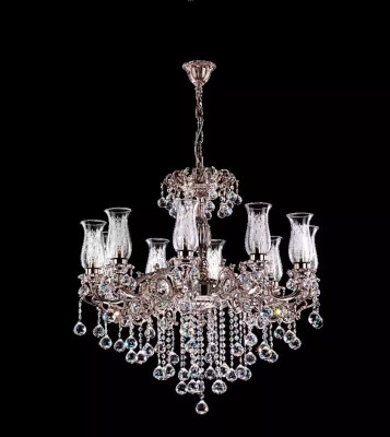 żyrandol klasyczna designerska lampa sufitowa do salonu lampa kryształowa