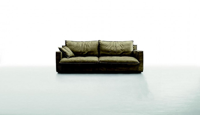 Luksusowa sofa trzyosobowa 3 Sofy Siedziba Siedziba Skóra designerska kanapa Meble w stylu Prianera