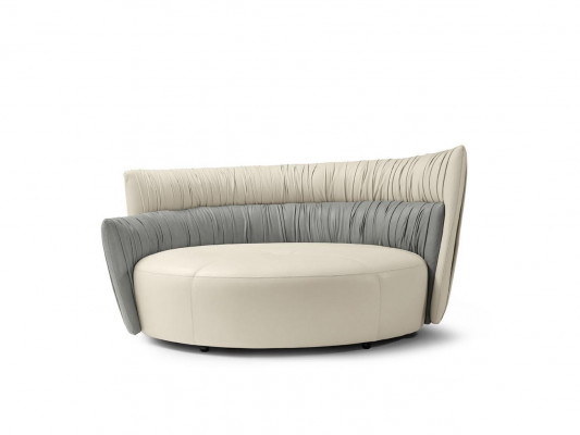 Sofa okrągła sofa dwuosobowa 2 Siedziba Design Sofy Podkładka Prianera Siedziba Skóra Couch