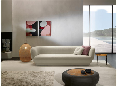 Luksusowa trzyosobowa sofa Biała 3 miejsce do siedzenia sofy design nowoczesny design meble kanapy