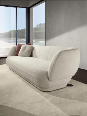 Luksusowa trzyosobowa sofa Biała 3 miejsce do siedzenia sofy design nowoczesny design meble kanapy