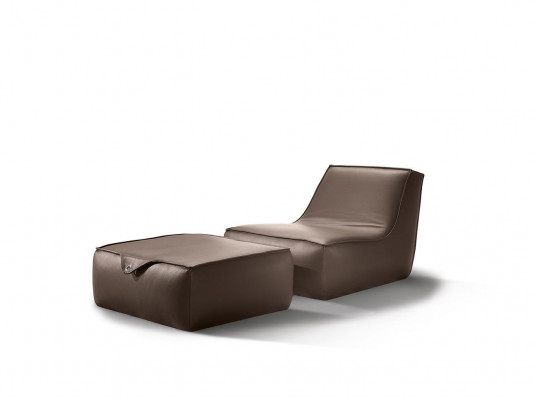Design Fotel Stołek Luksusowa Sofa Jednoosobowa Nowoczesna Szara Skóra Meble Jednoosobowa Prianera