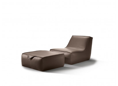 Design Fotel Stołek Luksusowa Sofa Jednoosobowa Nowoczesna Szara Skóra Meble Jednoosobowa Prianera