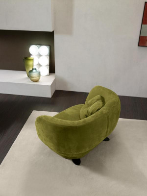 Fotel Siedziba Green Prianera Design Salon Podkładka Jednomiejscowe Meble Luxury Style