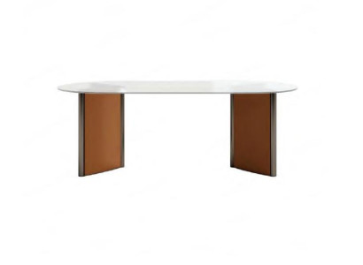 jadalnia Tabela Owalna Designerska Luksusowa stoły Drewno Modern 200x100 Owalna