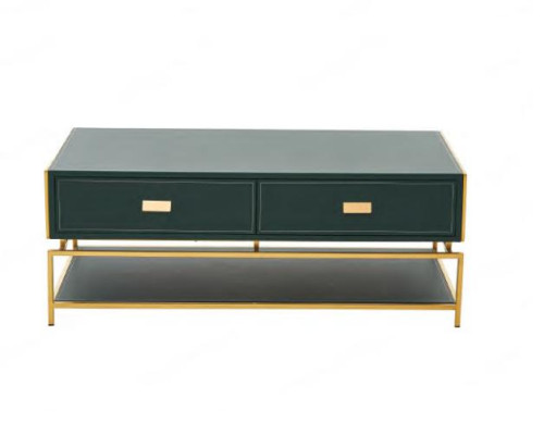 Szafka kawowa do salonu Luxury Design Style Modern Stoliki do herbaty Drewno Green