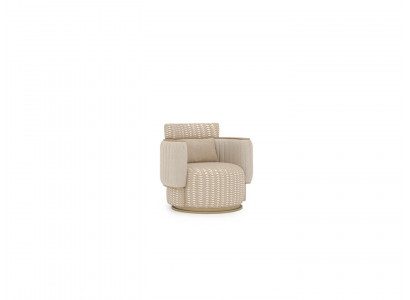 Beżowy Fotel Salon Luksusowe Meble tapicerowane Design Nowoczesne Meble Nowe