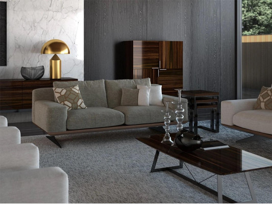 Nowoczesna sofa tapicerowana dwuosobowa sofa kanapa meble do salonu designerskie meble