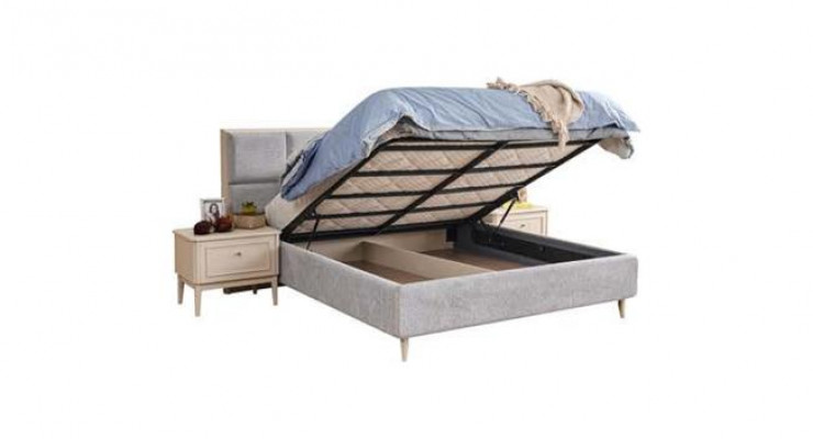 Kompletny Zestaw Sypialnia Meble Łóżko 2x Stolik nocny Toaletka 4szt. Nowość