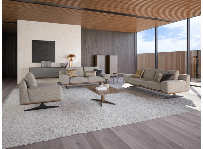 Zestaw sofowy Meble tapicerowane sofa do salonu 5-częściowy stolik kawowy Drewno Stolik Nowość