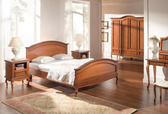 Barok-Rooko Szafki nocne Klasyczna Brązowa Sypialnia Szafki nocne 2szt