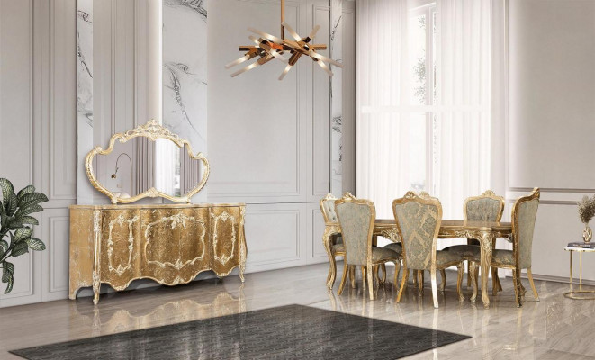 jadalnia Krzesło Designerski Fotel Barokowy Luksusowy Fotel Classic Krzesła Nowość