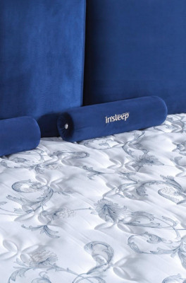 Łóżko Niebieskie Metalowe Meble Design Eleganckie Sypialnia Meble Luksusowe Nowoczesne Nowe