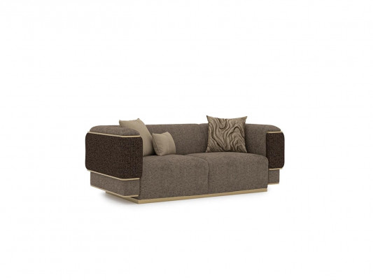 Zestaw sofowy 4-częściowa sofa Włókiennicza trzyosobowa Podkładka Fotel Nowa sofa dwuosobowa