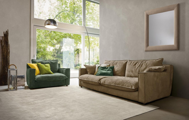 Zestaw sofowy 3+1 miejsce do siedzenia Luksusowy zestaw Sofy Fotel Skóra Sofa Salon