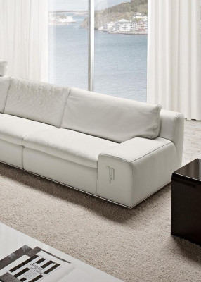 Sofa 4 miejsce do siedzenia Duża kanapa xxl sofy kanapy projekt salonu czteroosobowa PRIANERA